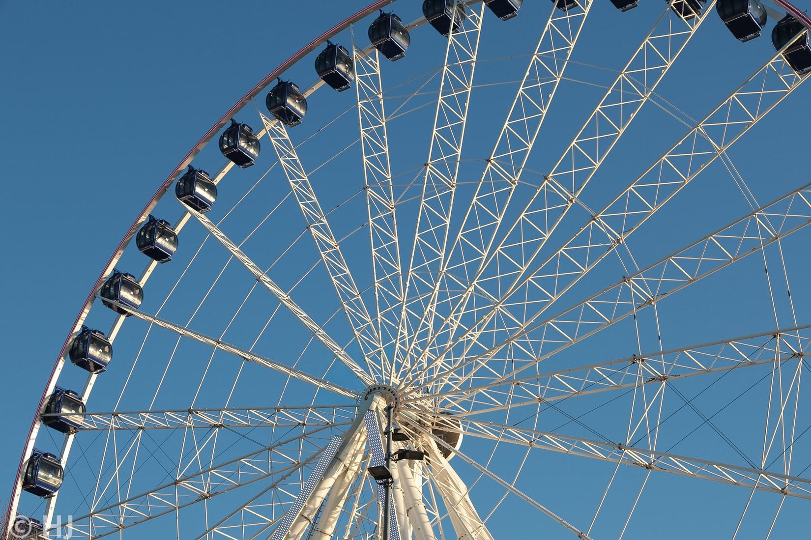 Reuzenrad blauwe lucht
